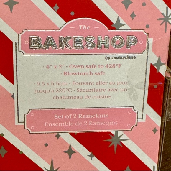 Bakeshop Nutcrackers with Peppermint Ceramic Christmas Ramekin Set - Picture 4 of 5